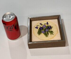 Hand stitched Cross Stitch Wall Hanging